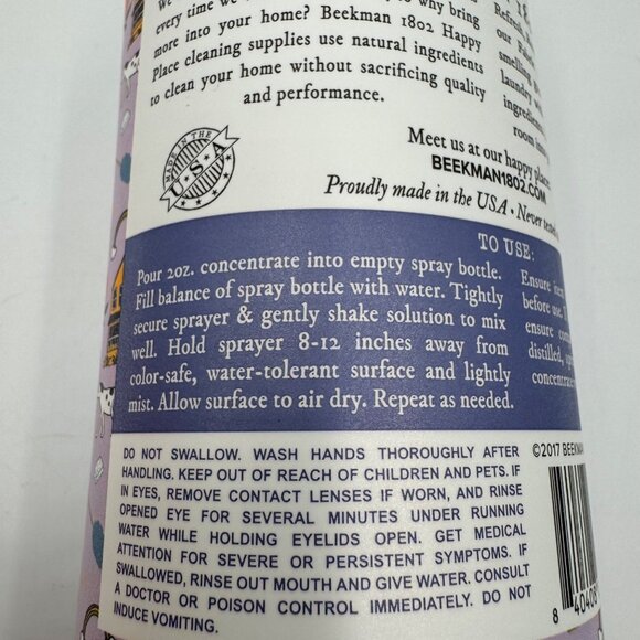 Beekman 1802 Happy Place Fabric Freshener Concentrate Lavender Scent 22oz Sealed - Picture 8 of 9